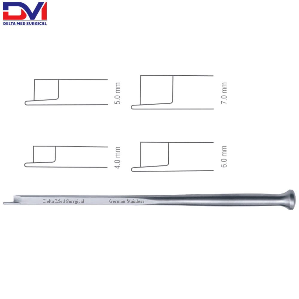 Fomon Bone Chisel Guarded point