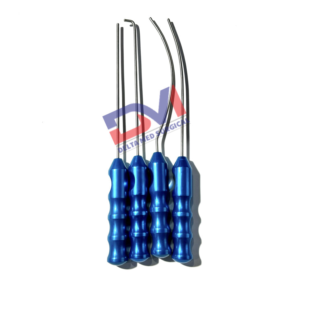 Facelift Gliding Brow Lift Forehead Plastic Surgery Surgical Instruments Set 4pc