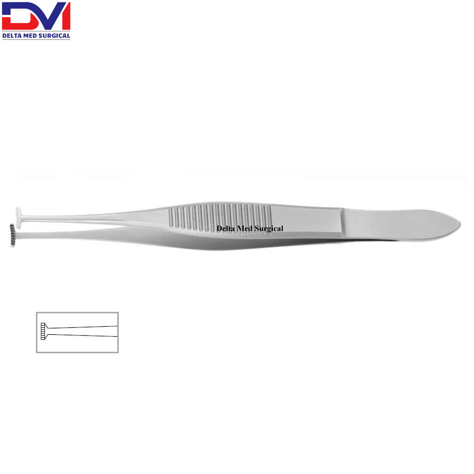 Green Fixation Forceps, 4 in (10cm)