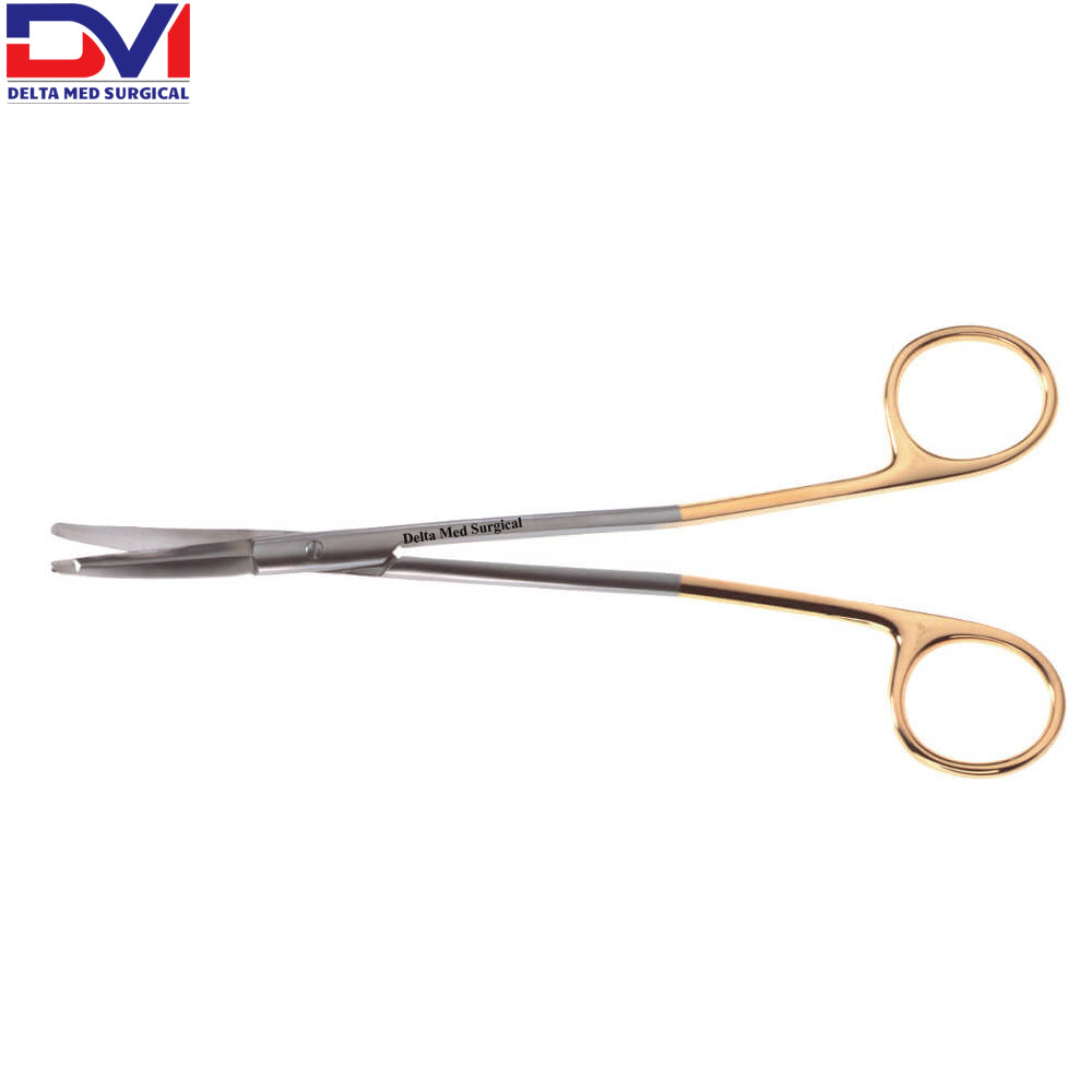 Kaye-Freeman Serrated Onyx Scissors, 7 in (18cm), Curved