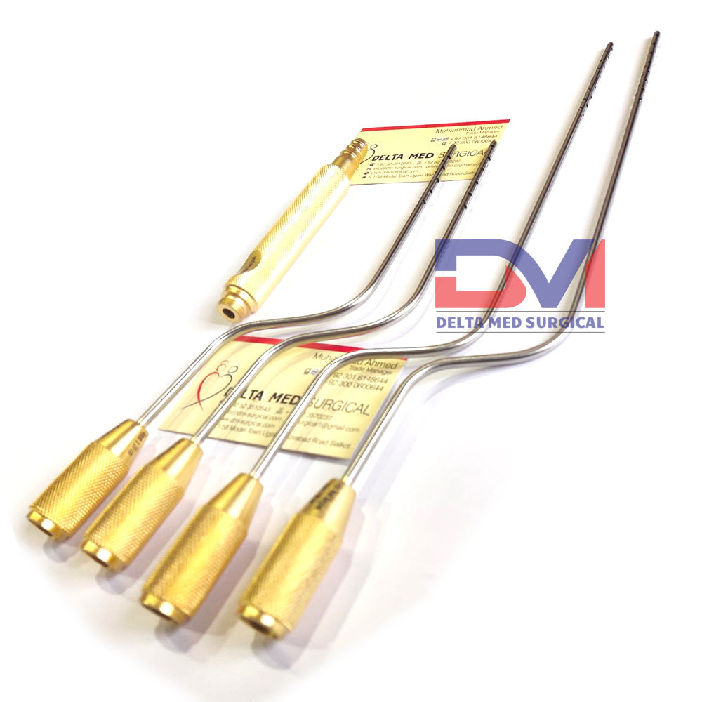 liposuction cannula set for thigh and lower leg
