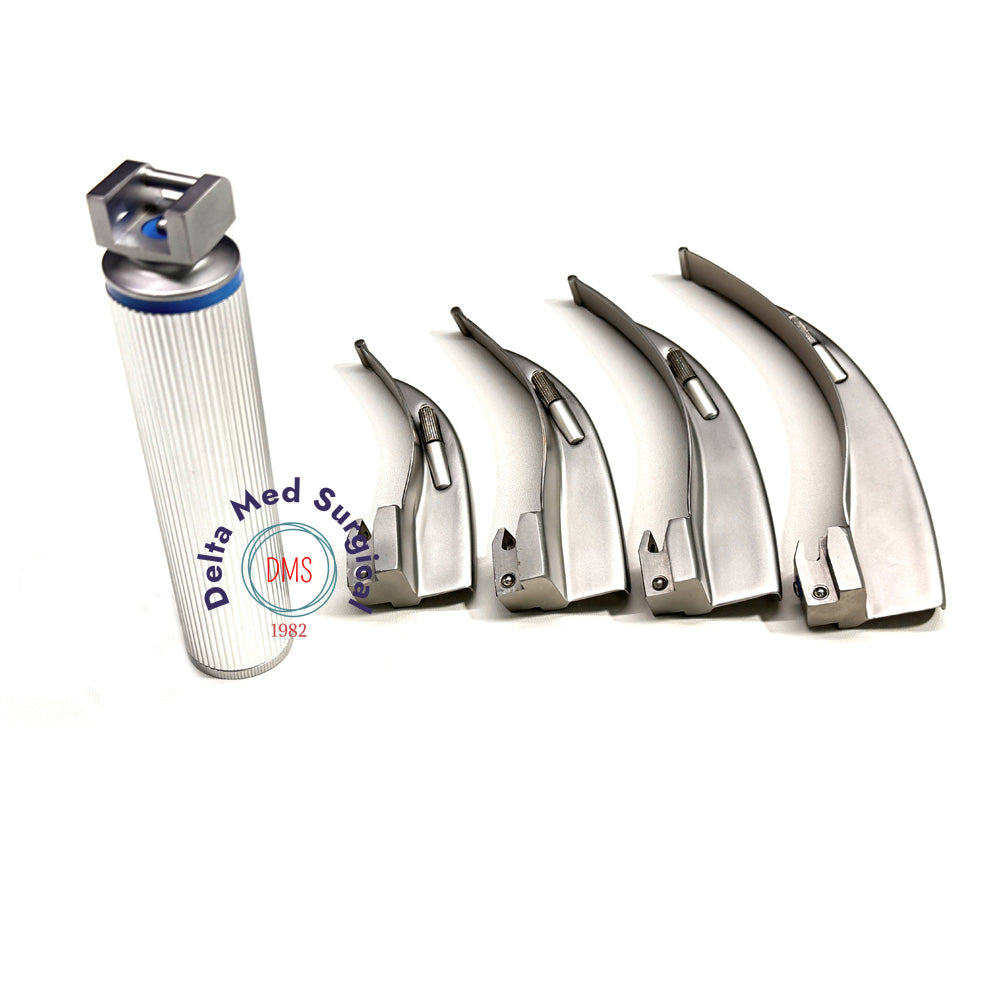 Macintosh Conventional Laryngoscope Set Aluminum Handle