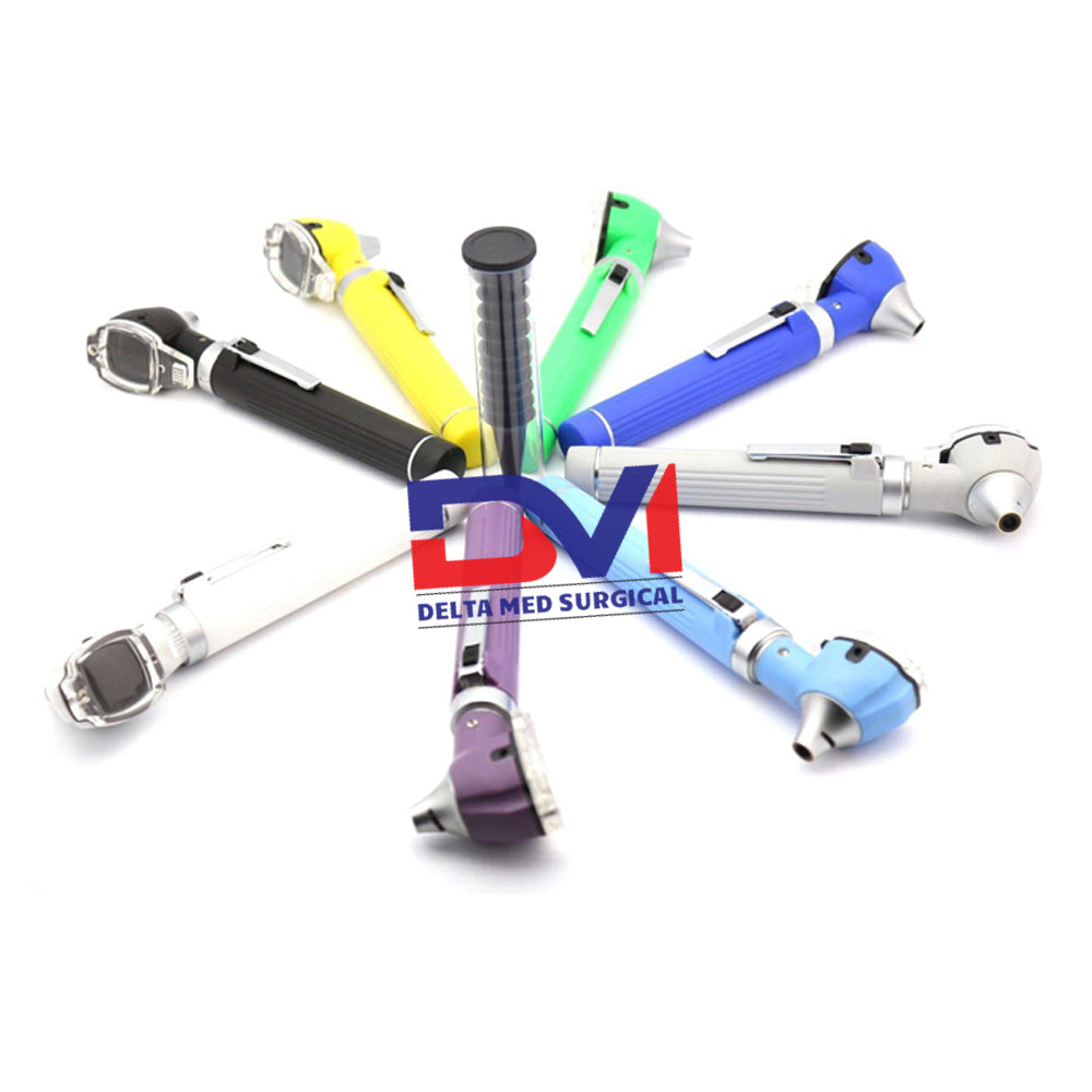 Mini Fiber Optic LED Otoscope Set with interchangeable specula