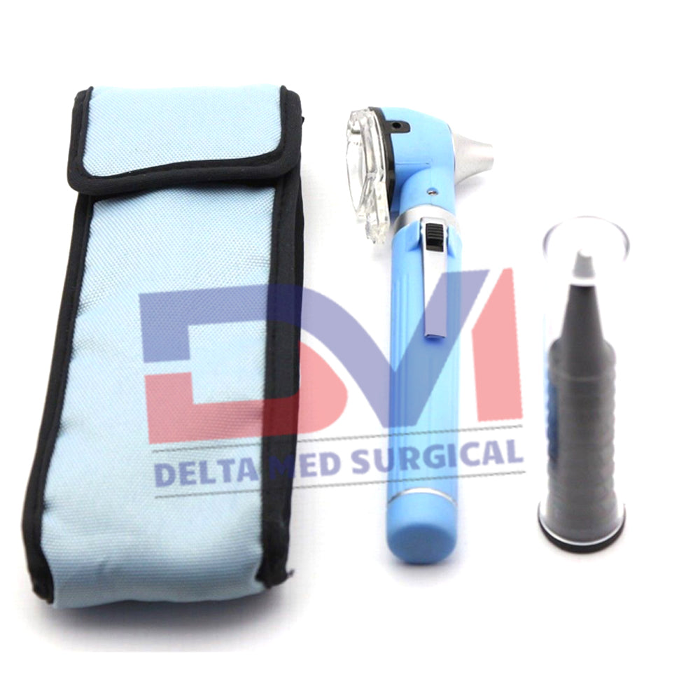 Mini Fiber Optic LED Otoscope Set with interchangeable specula