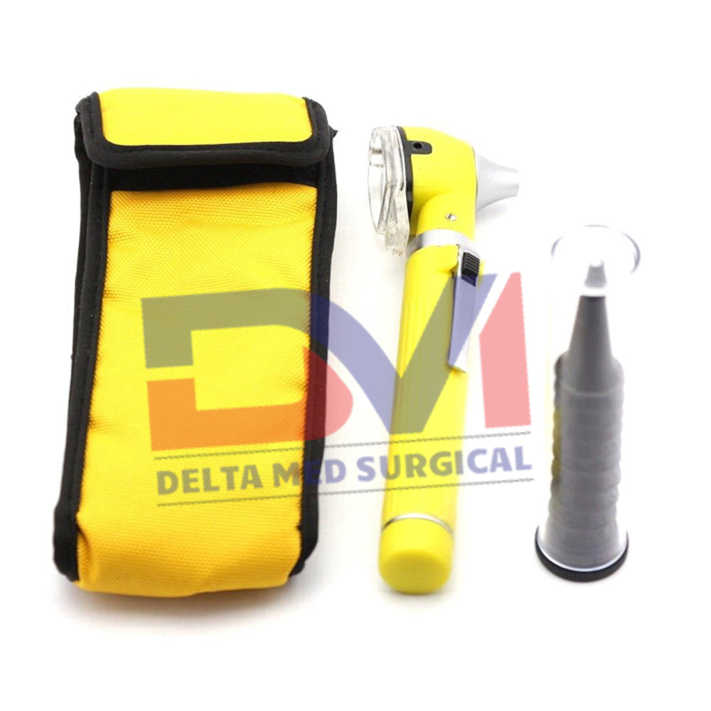Mini Fiber Optic LED Otoscope Set with interchangeable specula
