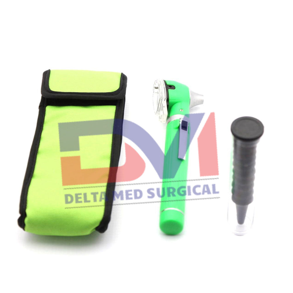 Mini Fiber Optic LED Otoscope Set with interchangeable specula