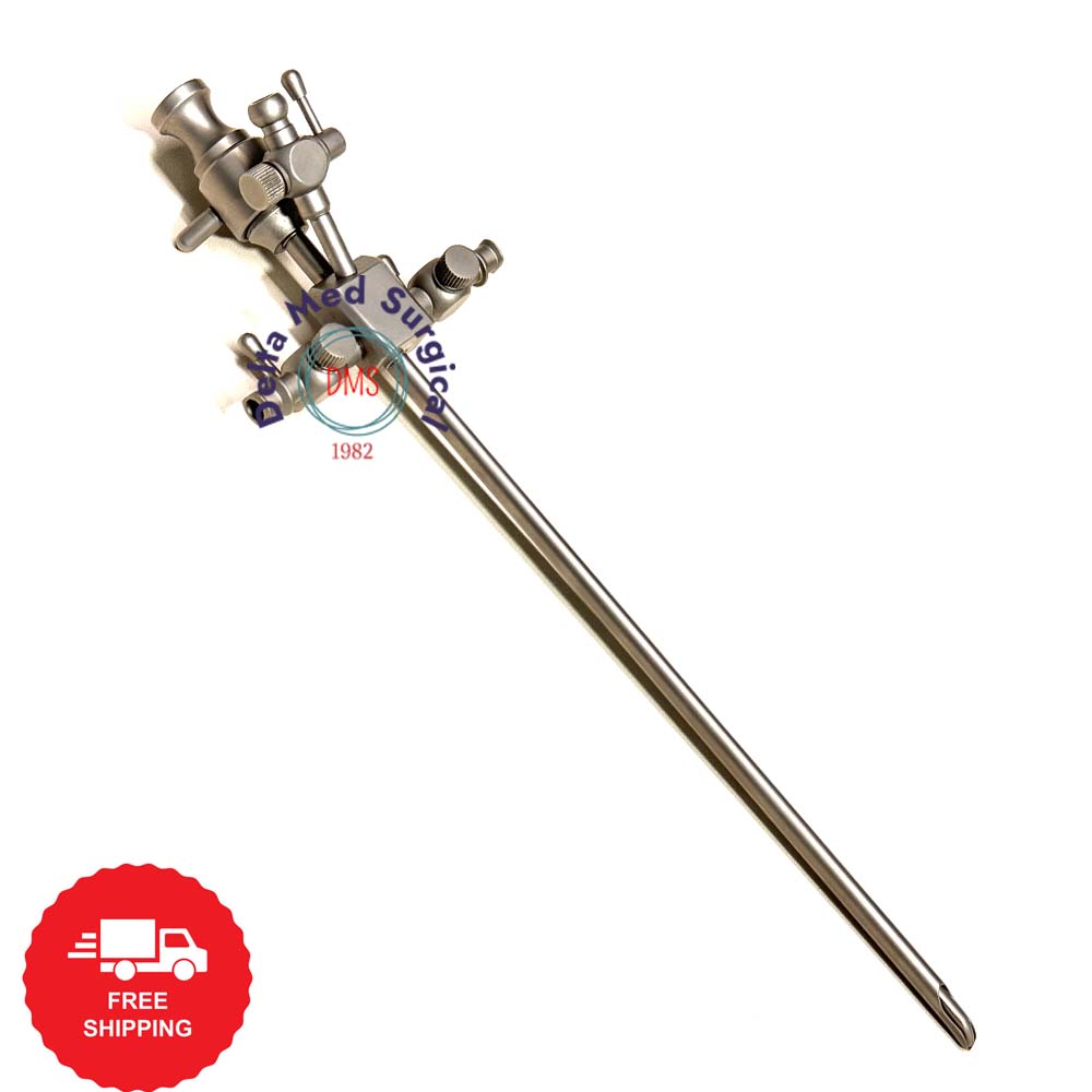 Delta Med Surgical Pediatric Cystoscopy Sheath with matching obturator and irrigation ports