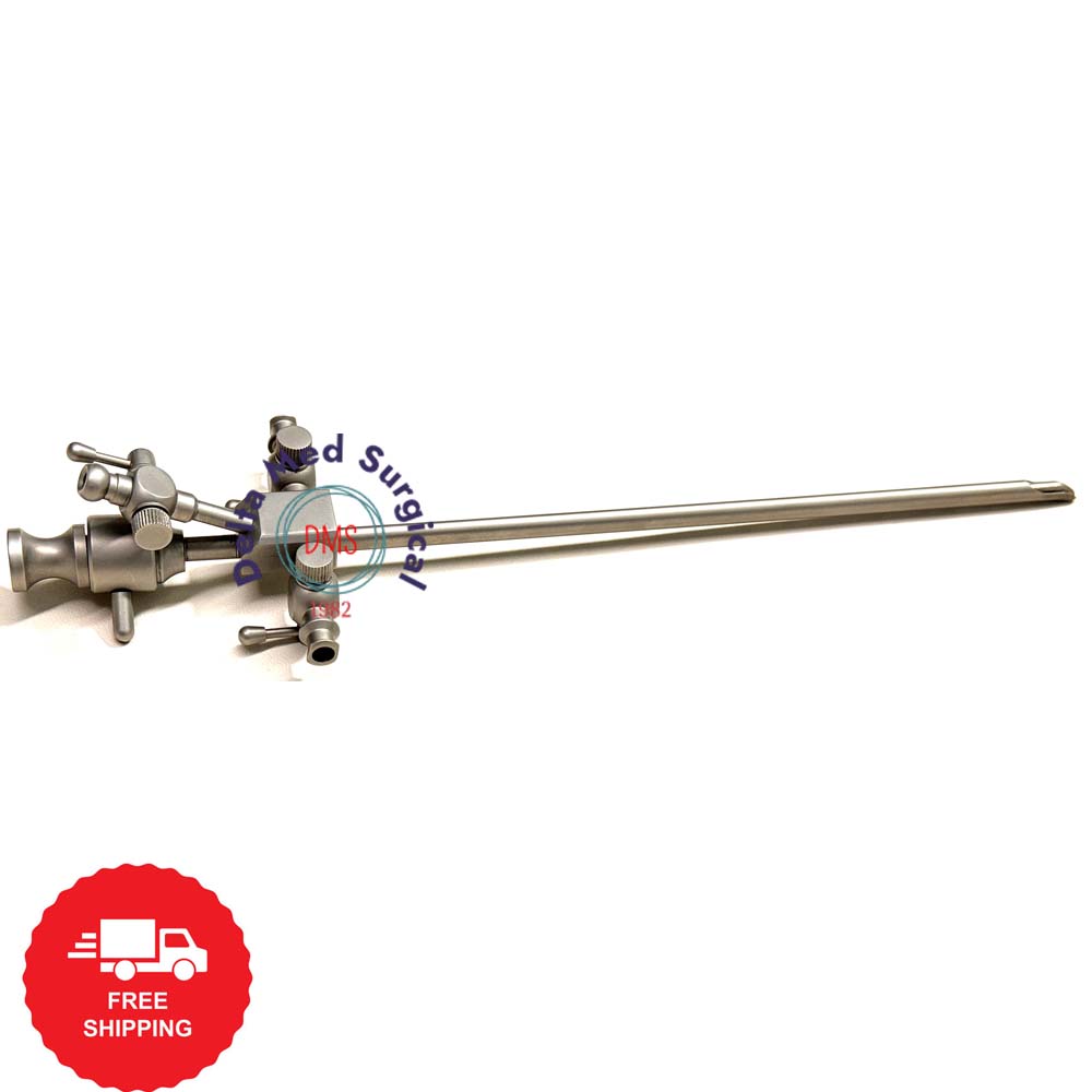 Delta Med Surgical Pediatric Cystoscopy Sheath with matching obturator and irrigation ports