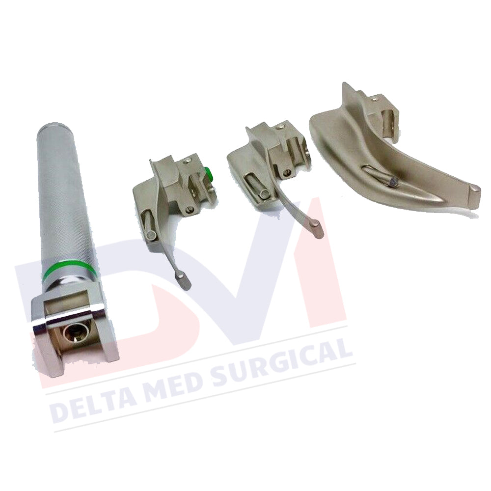 PEDIATRIC LARYNGOSCOPE MILLER FIBER OPTIC SET