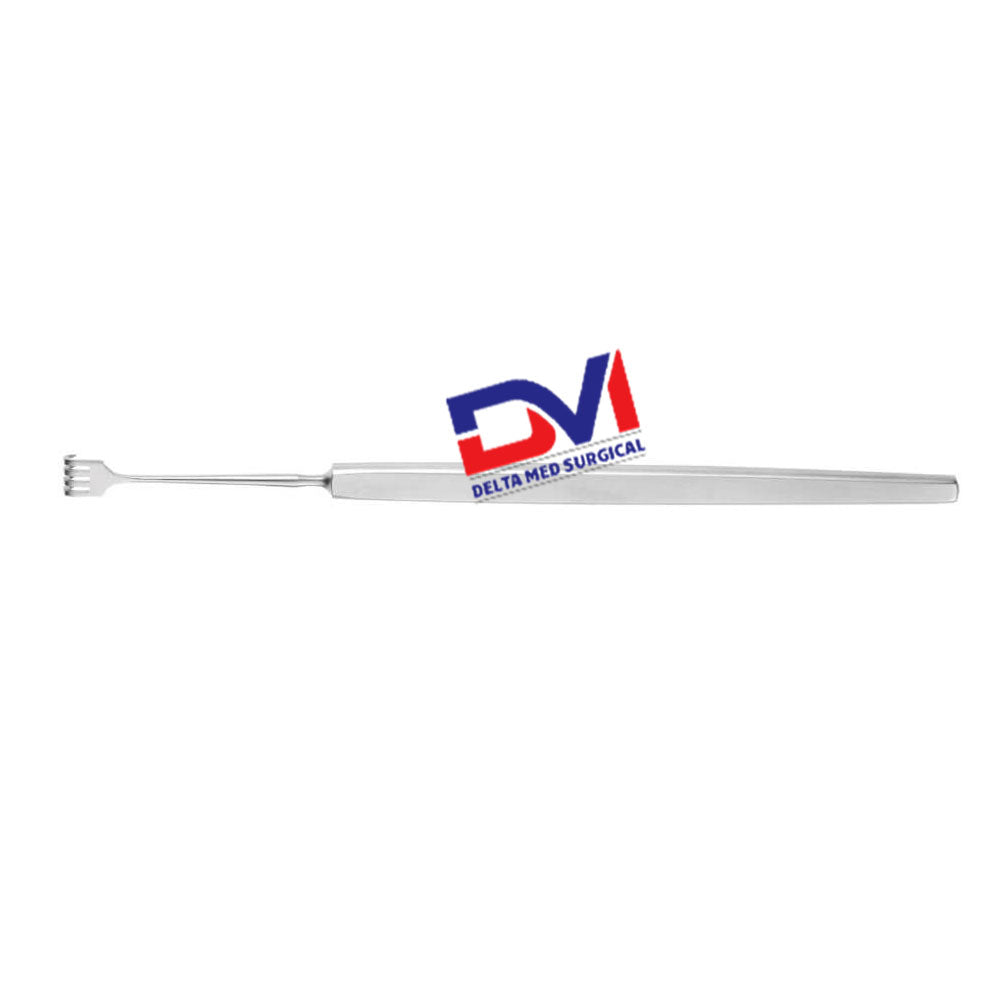 Rollet Retractor, 5" (13cm), 4 Sharp Prongs Stainless Steel