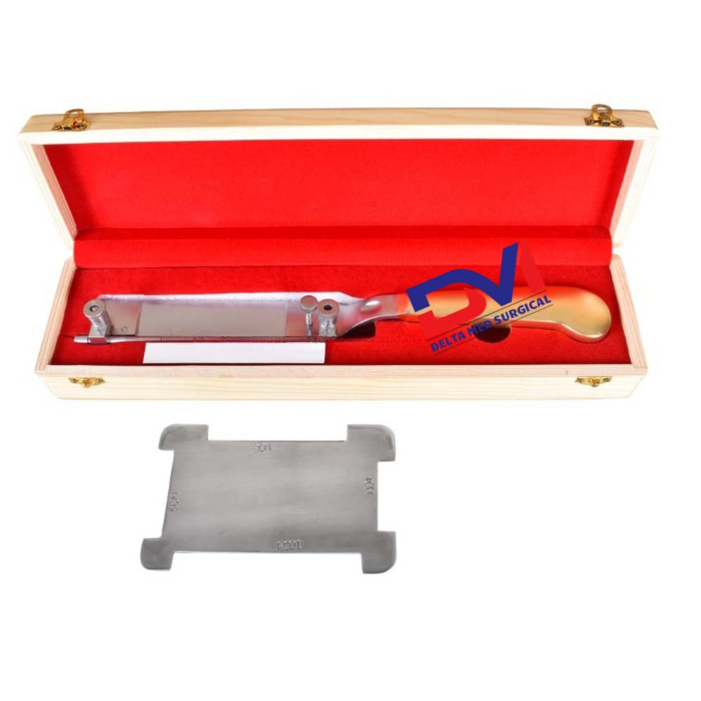 Schink Dermatome / Skin Graft Knife Adjustable from 0.1 to 2.0 mm