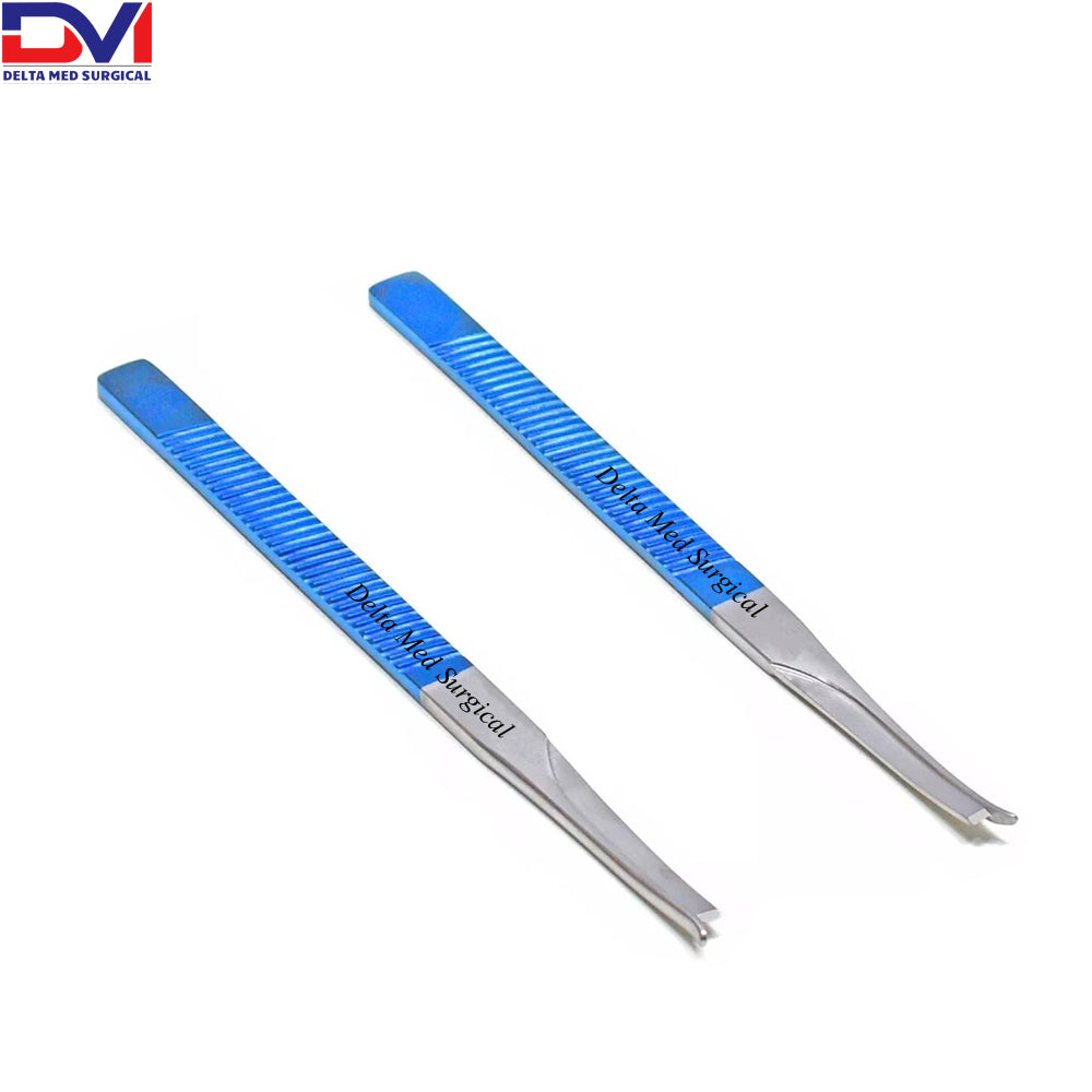 Silver Nasal Chisel Osteotome with Guard Left & Right